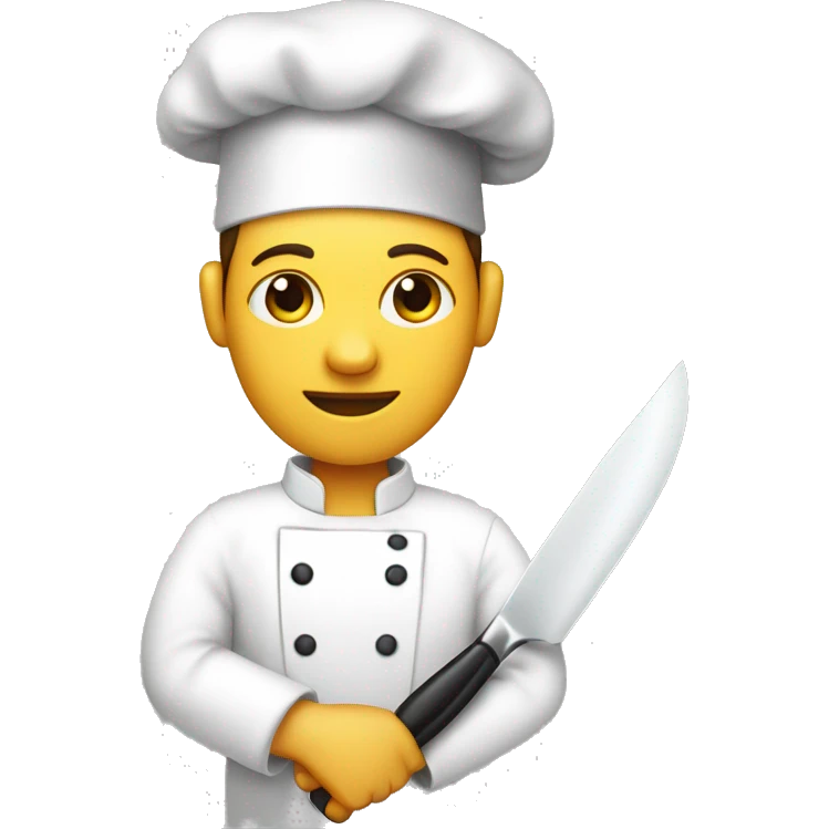 chef with butcher knife emoji