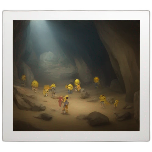 paintings in the caves emoji