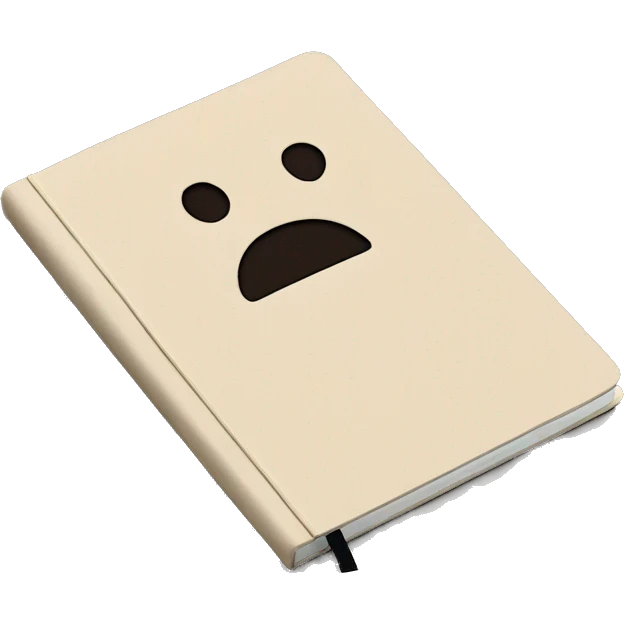 Moleskin Notebook, beige emoji