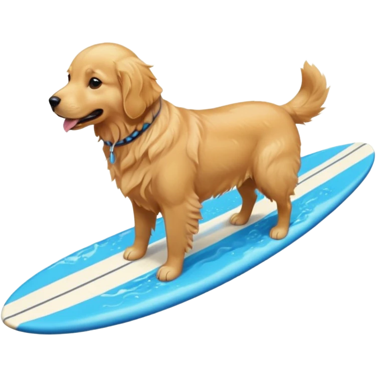 dog on a surfboard emoji