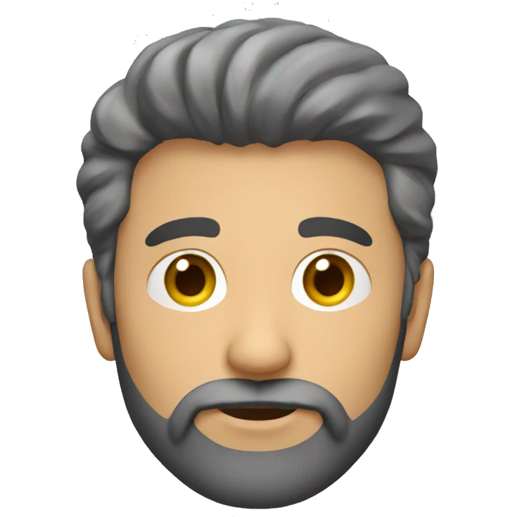 hombre moreno pelo liso sin gorro  emoji