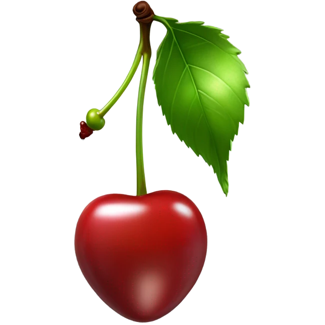 3d cherry emoji