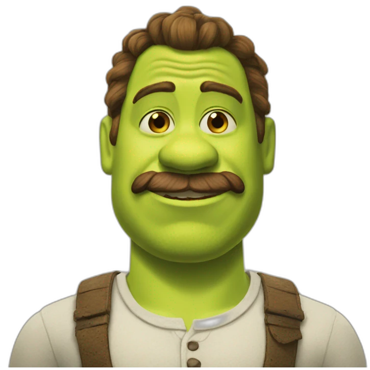 Shrek mustach emoji