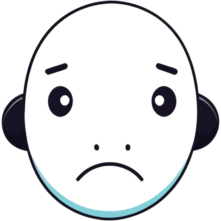 sad face emoji