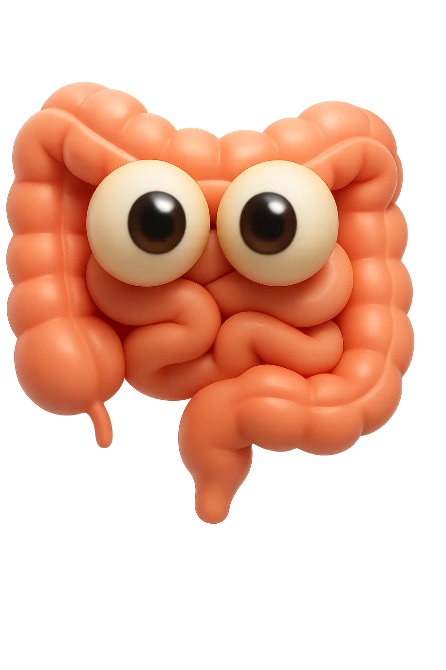 emoji con intestino e occhi 3d emoji