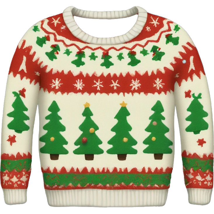 Christmas sweater emoji