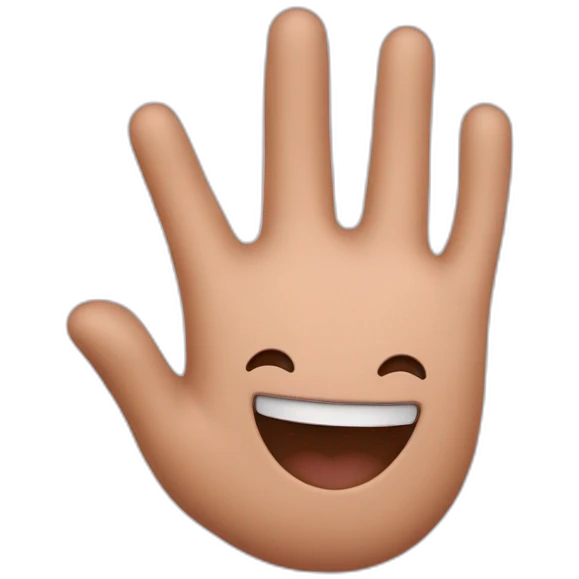 une main qui forme un cœur emoji