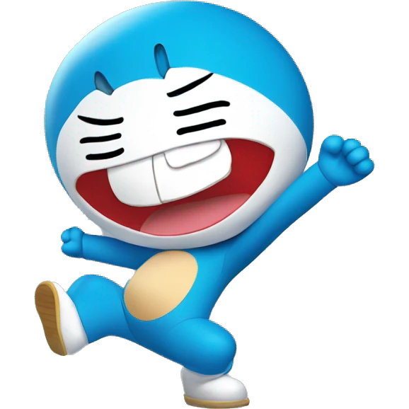 Doraemon dancing  emoji