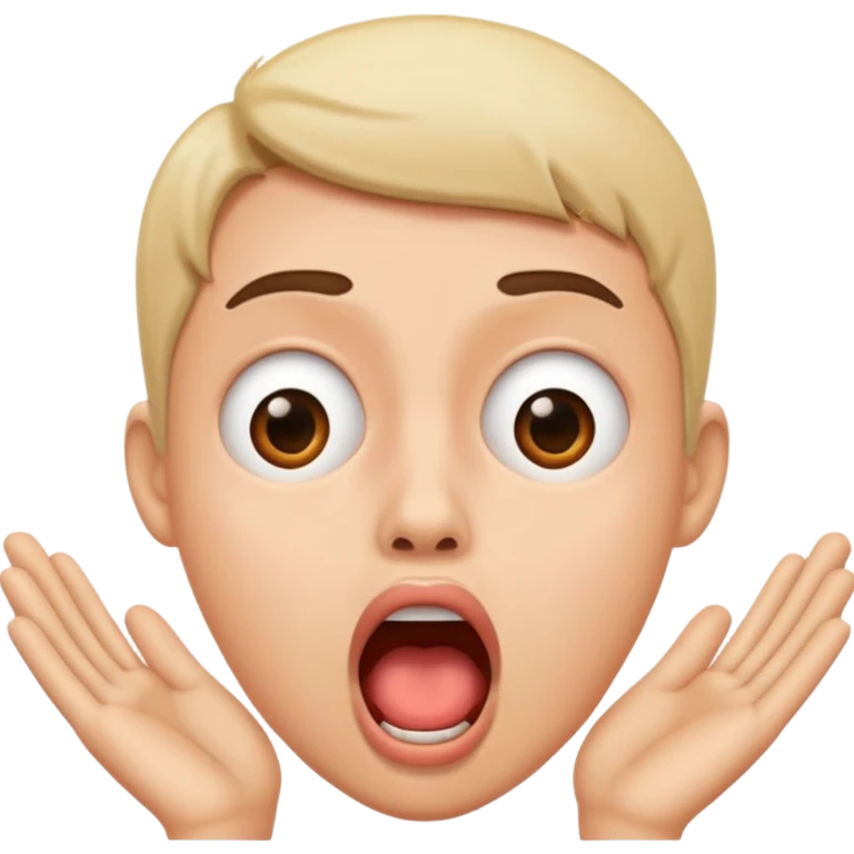 Woah what the heck emoji
