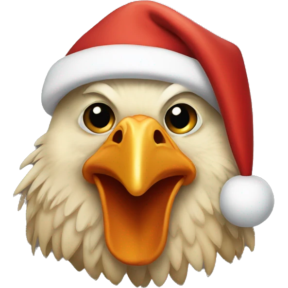 christmas chicken  emoji
