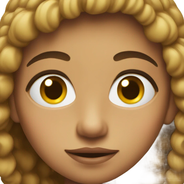 A kid with unibrow emoji