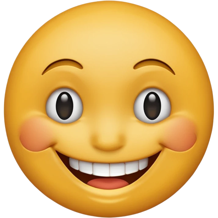 Smiley face mixed 🤗+😬 emoji