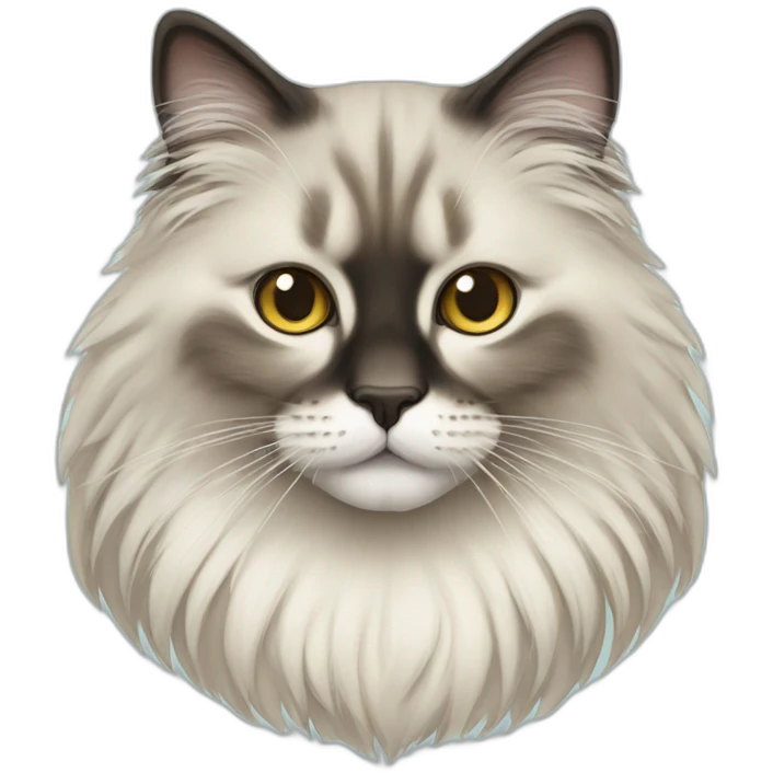Siberian neva masquerade cat emoji