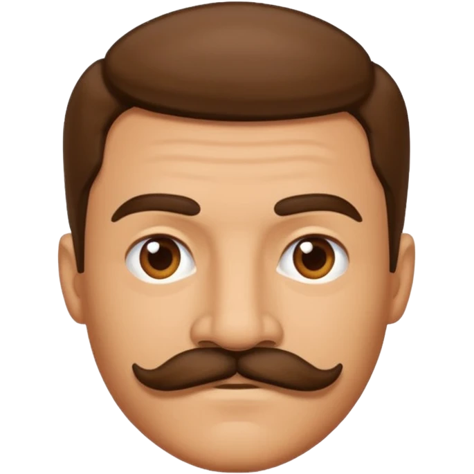 mustached man emoji