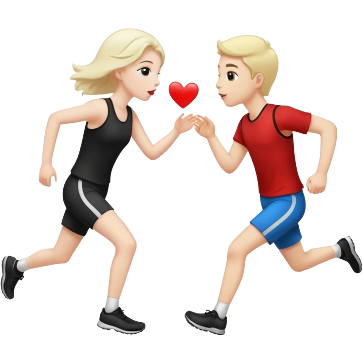 Me running to kiss you emoji
