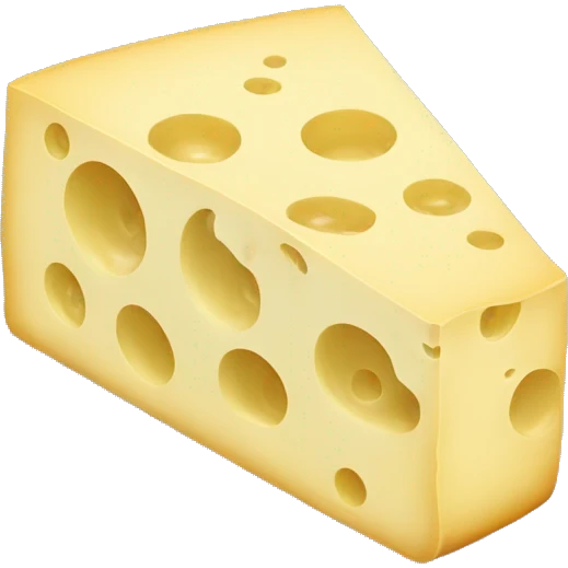 Swiss cheese slice emoji