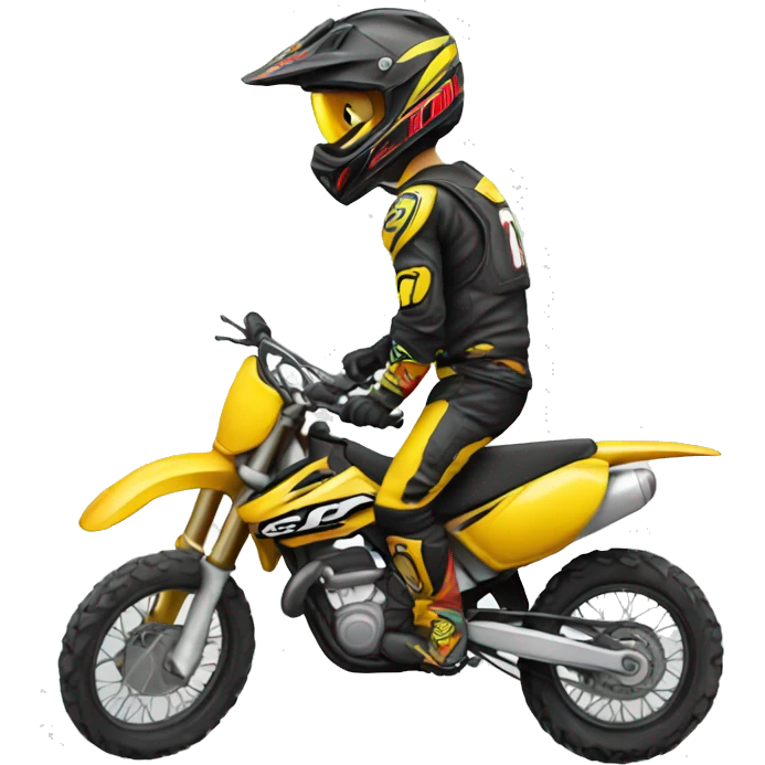 Motocross emoji
