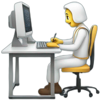 computer engineer writing code emoji