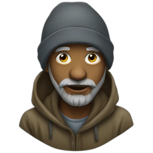 Homeless t-rew emoji