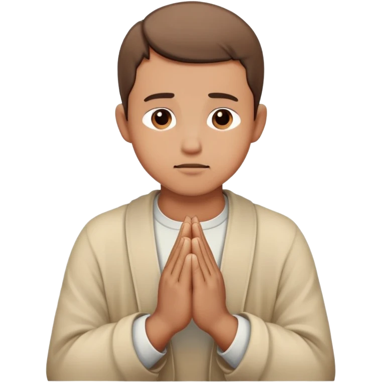 man praying emoji