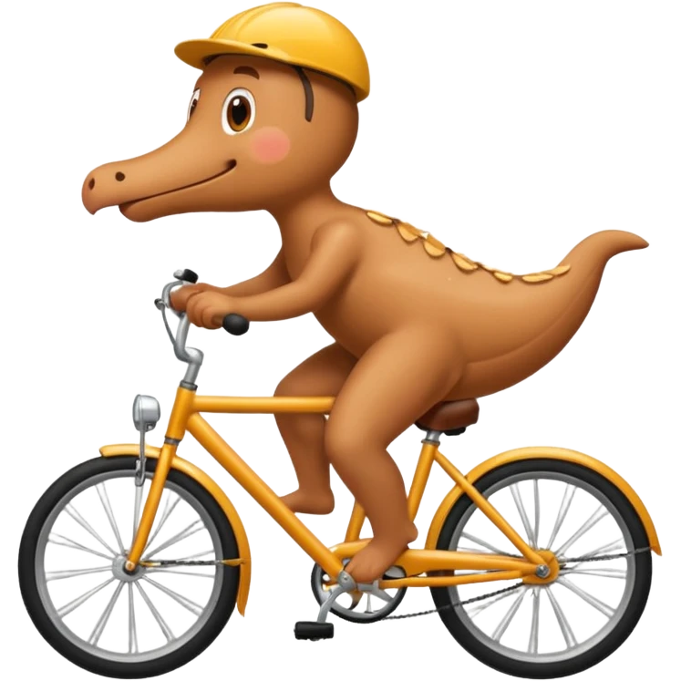 Penis riding a bike emoji
