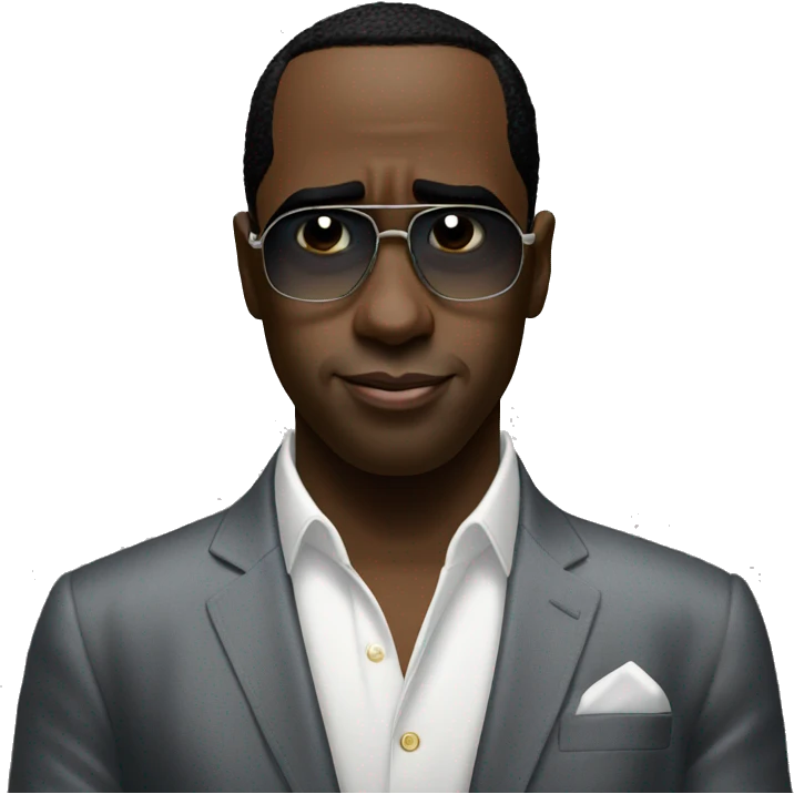 Sean Diddy Combs shhh emoji