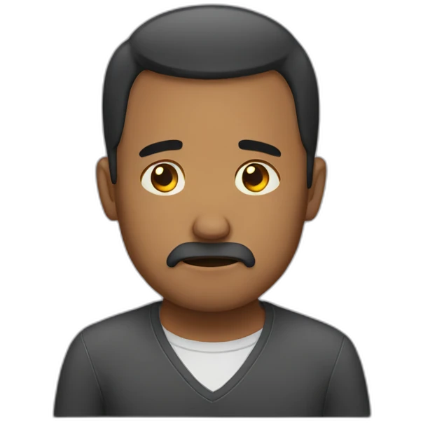 sad man emoji
