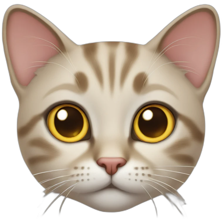 cute cat looks at camera emoji
