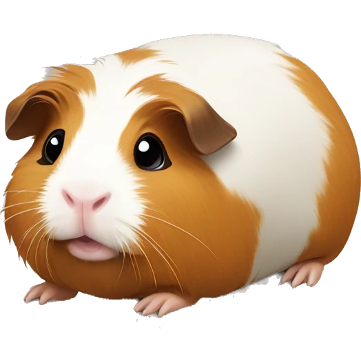 Guinea pig with a broken foot  emoji