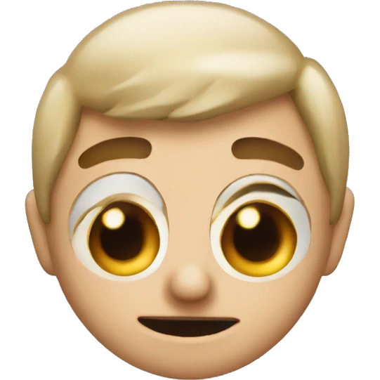 an classic emoji watching to the right emoji