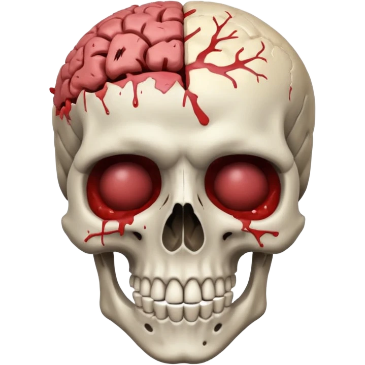 اسکلتی که مغزش میترکد emoji