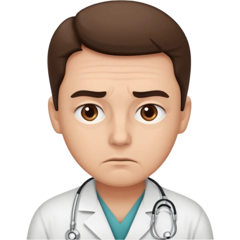 They need some concern on their face; they need to be considering one of two medical options. emoji