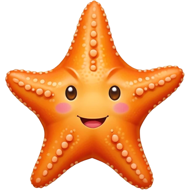 Big Blushed cheeks starfish emoji