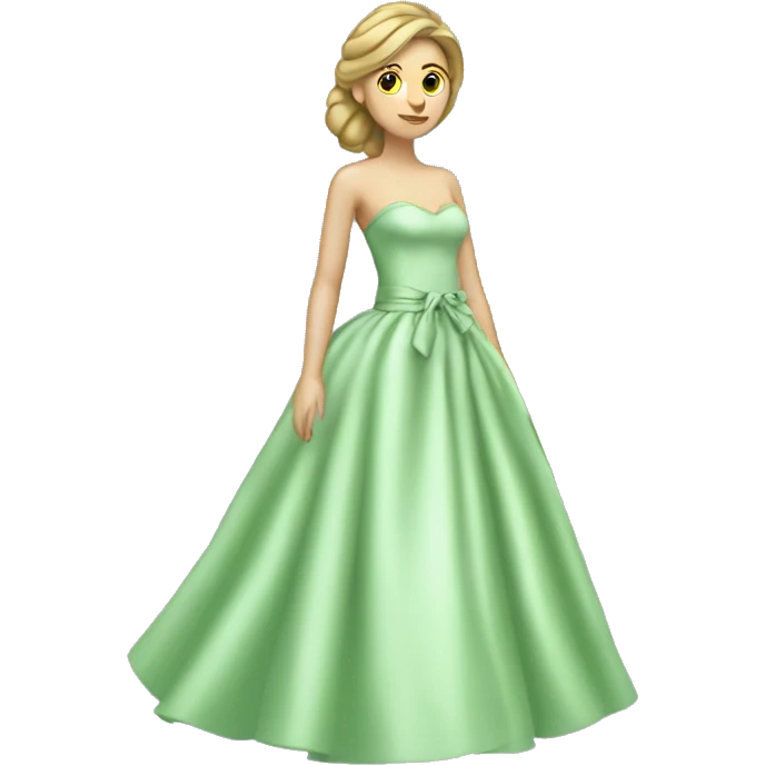 robe de marié vert clair emoji