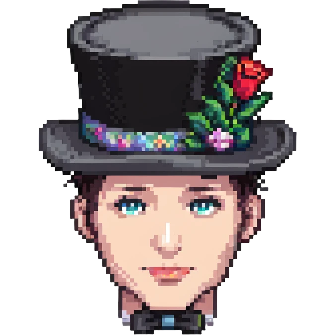 top hat emoji