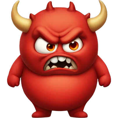 Obese devil emoji
