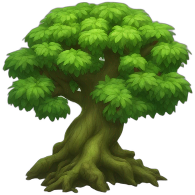 The mana tree emoji
