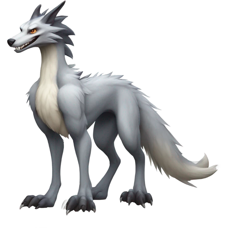 Sergal, full body emoji