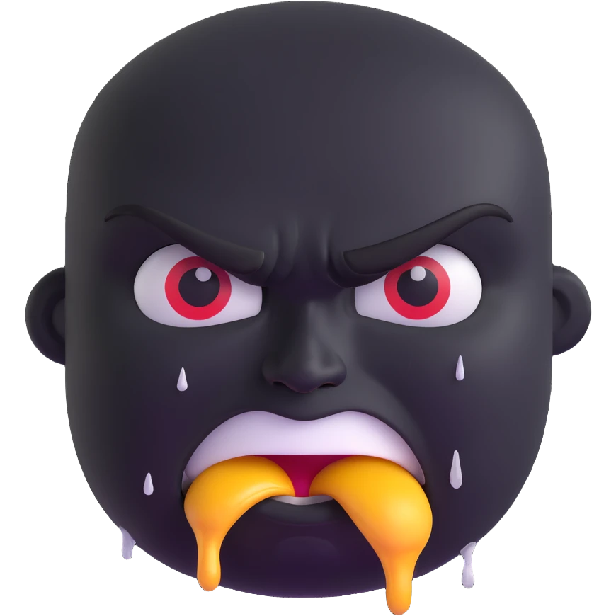 angry and crying face emoji