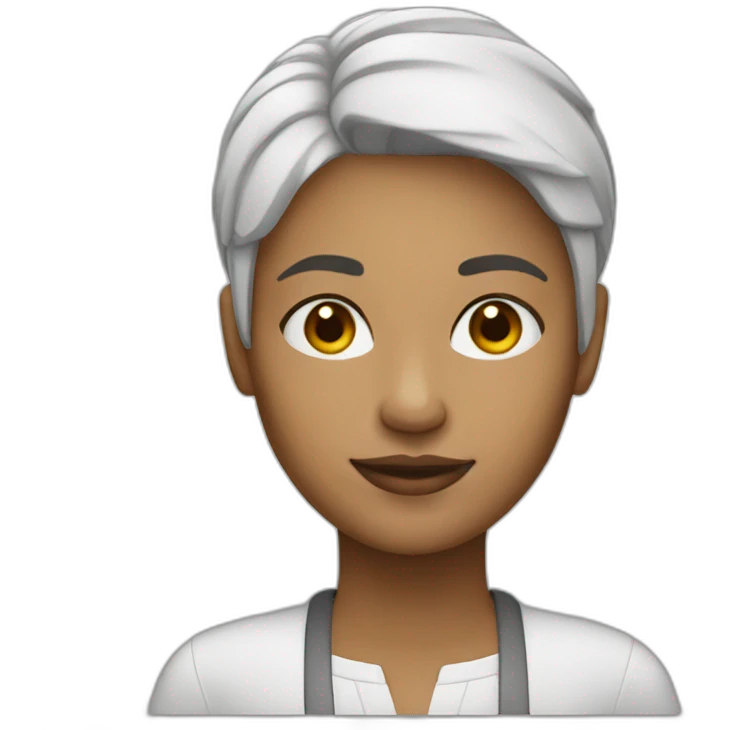 women developer white skin short hair emoji
