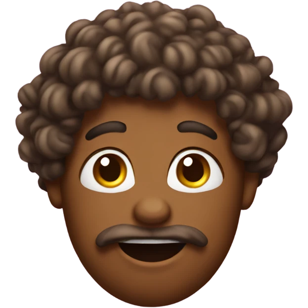 poo with curly hair emoji