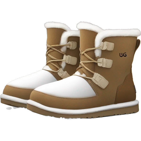 Ugg boots in snow emoji