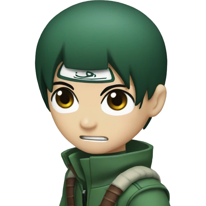 Rock lee from naruto emoji