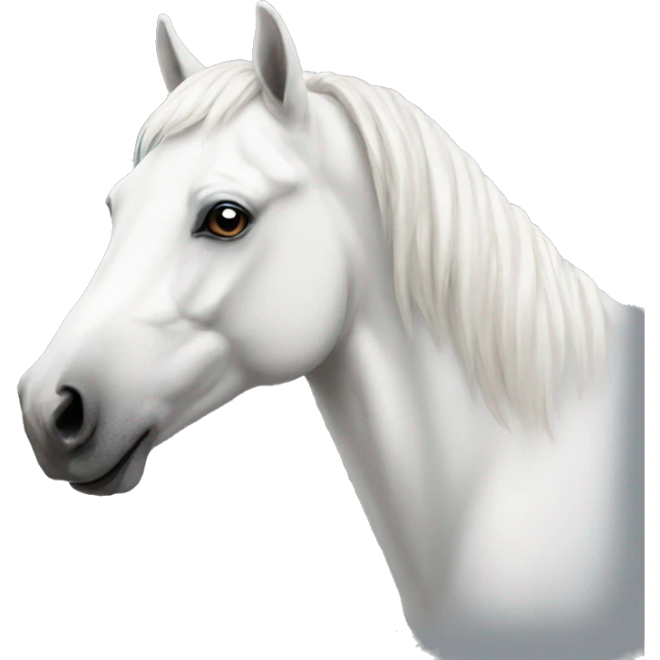 white horse emoji