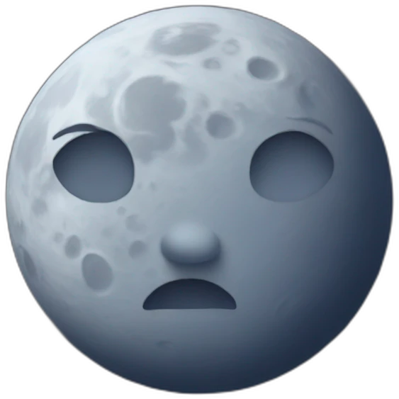 Moon emoji