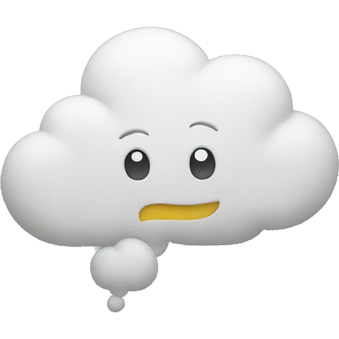 Question Cloud emoji