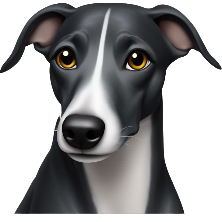 Black whippet emoji