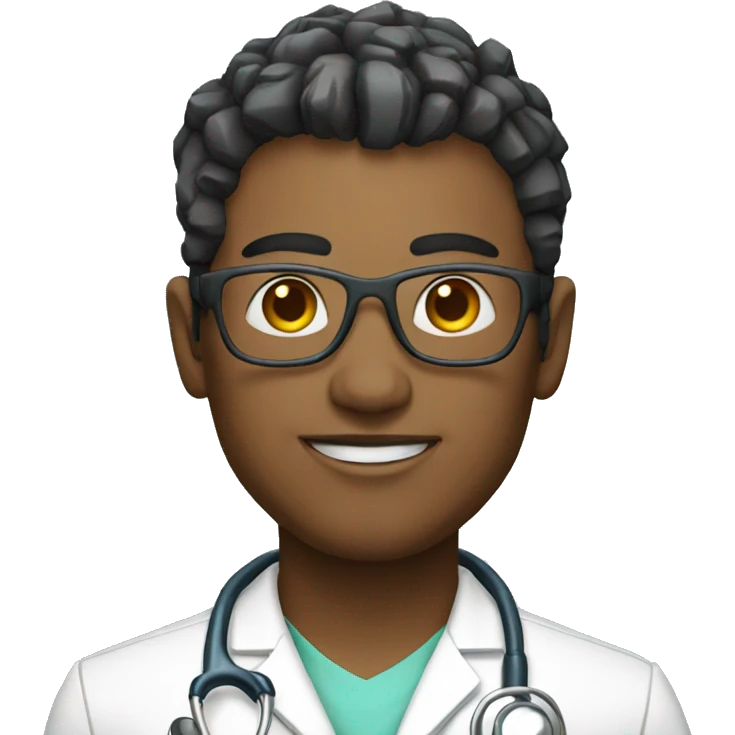 Cyborg doctor emoji