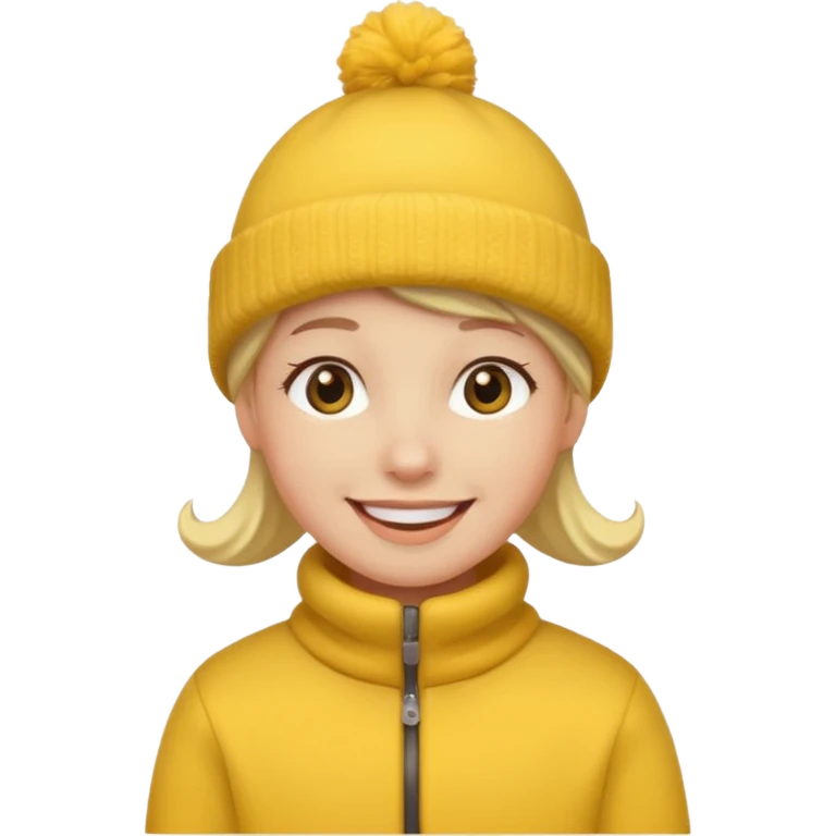 winter yellow hat emoji