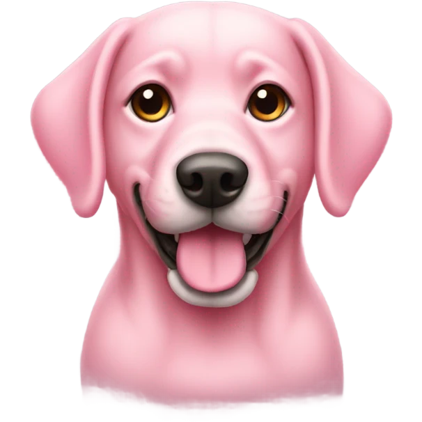 Dog pink  emoji